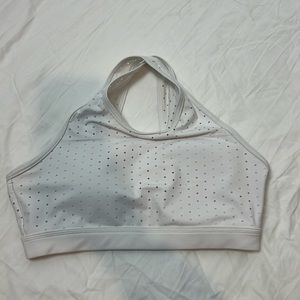 White Buffbunny Sports Bra- Size M